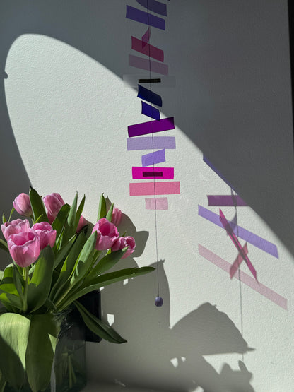 Pink-Lilla nuancer