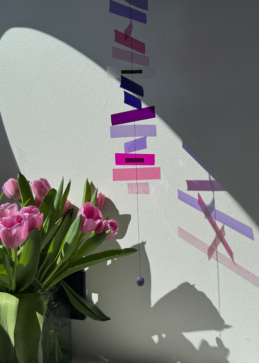 Pink-Lilla nuancer